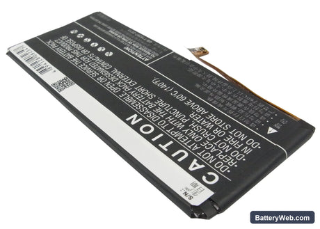 Lenovo K900 Replacement Battery, 3.7V, 2500mAh, Li-Polymer 3
