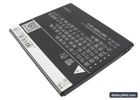 Lenovo S920 Replacement Battery, 3.8V, 2000mAh, Li-ion 3