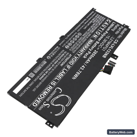 Lenovo ThinkPad L13 Yoga Gen 3(Intel)21B5003MIU Replacement Battery, 15.36V, 2850mAh, Li-Polymer 2