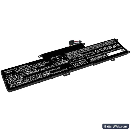 Lenovo Yoga L390 Replacement Battery, 11.1V, 3950mAh, Li-Polymer 1