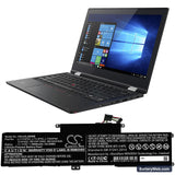 Lenovo Yoga L390 Replacement Battery, 11.1V, 3950mAh, Li-Polymer 5
