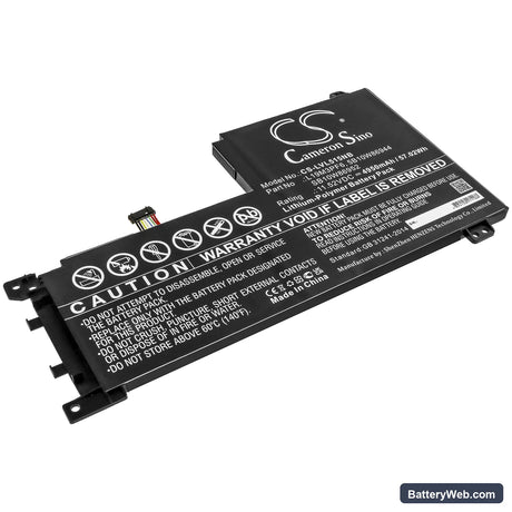 Lenovo IdeaPad 5-15IIL05 81YK003VMZ Replacement Battery, 11.52V, 4950mAh, Li-Polymer 1