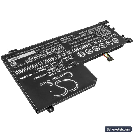 Lenovo IdeaPad 5-15IIL05 81YK003VMZ Replacement Battery, 11.52V, 4950mAh, Li-Polymer 2