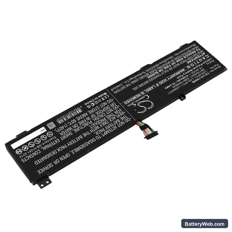 Lenovo Legion 7 16ACHg6 82N6005WMB Replacement Battery, 15.36V, 5100mAh, Li-Polymer 2