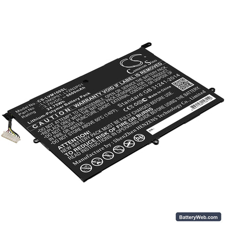 Lenovo ThinkPad Tablet 2 3679 - 10.1 Replacement Battery, 3.75V, 6600mAh, Li-Polymer 1
