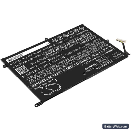 Lenovo ThinkPad Tablet 2 3679 - 10.1 Replacement Battery, 3.75V, 6600mAh, Li-Polymer 2