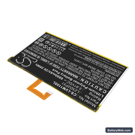 Lenovo Pad 2024 TB331FC Replacement Battery, 3.91V, 6800mAh, Li-Polymer 2