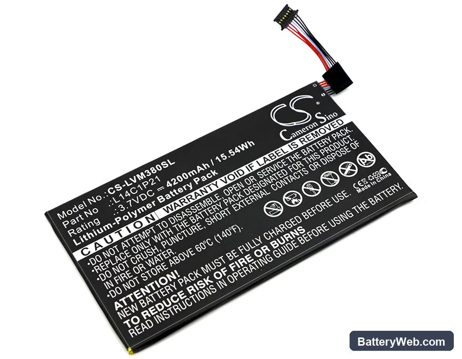 Lenovo Ideatab Miix 3 Replacement Battery, 3.7V, 4200mAh, Li-Polymer 1