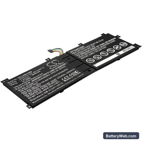 Lenovo IdeaPad Miix 510-12ISK-80U10002GE Replacement Battery, 7.68V, 4850mAh, Li-Polymer 1