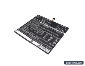 Lenovo MIIX 700 Replacement Battery, 7.6V, 5250mAh, Li-Polymer 1