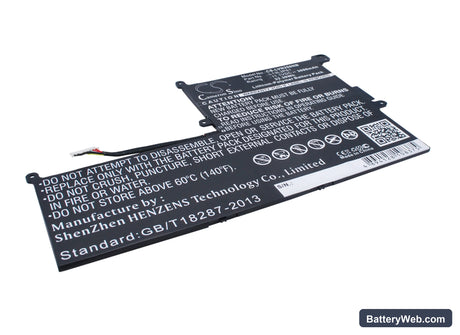 Lenovo Chromebook N20P Replacement Battery, 11.1V, 3000mAh, Li-Polymer 1
