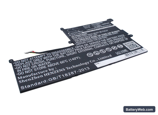 Lenovo Chromebook N20P Replacement Battery, 11.1V, 3000mAh, Li-Polymer 1