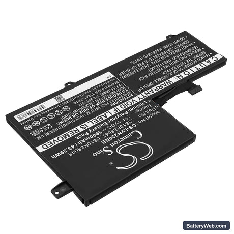 Lenovo N22 Chromebook Replacement Battery, 11.1V, 3900mAh, Li-Polymer 2
