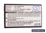 LG Cosmos 2 Replacement Battery, 3.7V, 700mAh, Li-ion 5