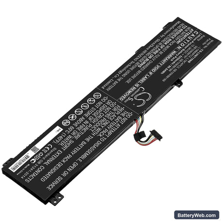 Lenovo Y9000K 2020 Replacement Battery, 15.36V, 5250mAh, Li-Polymer 2