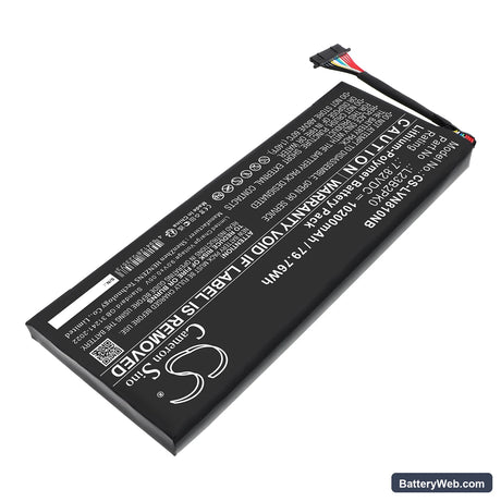 Lenovo Legion Go 8APU1 Replacement Battery, 7.82V, 10200mAh, Li-Polymer 2