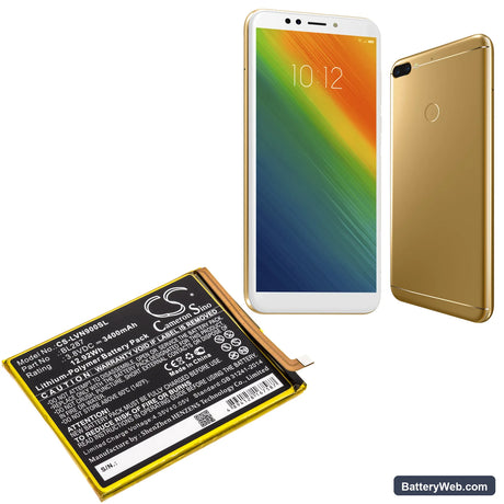 Lenovo K9 Note Replacement Battery, 3.8V, 3400mAh, Li-Polymer 5