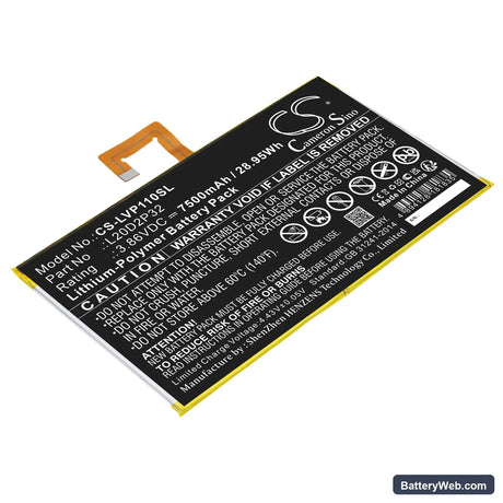 Matco 301190338 Replacement Battery, 3.86V, 7500mAh, Li-Polymer 1