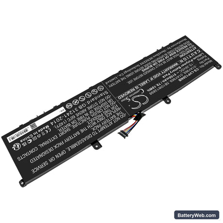 Lenovo ThinkPad P1 (20MD000DGE) Replacement Battery, 15.36V, 5150mAh, Li-Polymer 2