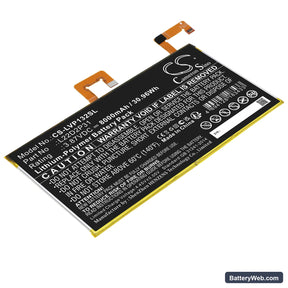 Lenovo Tab P11 Pro Replacement Battery, 3.87V, 8000mAh, Li-Polymer 1