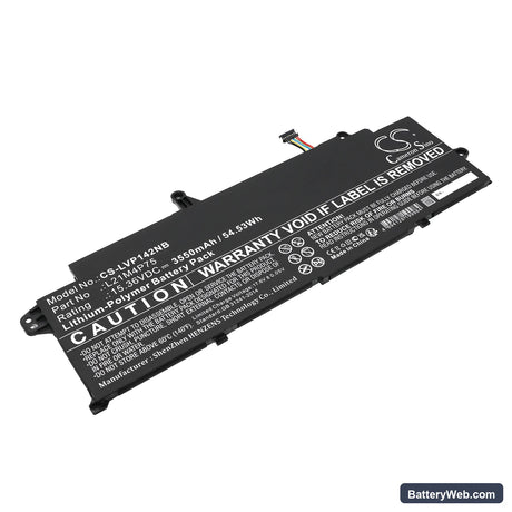 Lenovo ThinkPad T14s Gen 3(Intel)21BR00G7CX Replacement Battery, 15.36V, 3550mAh, Li-Polymer 1