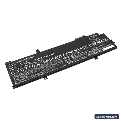 Lenovo ThinkPad P14s Gen 3(AMD)21J5000LMZ Replacement Battery, 15.48V, 3250mAh, Li-Polymer 1