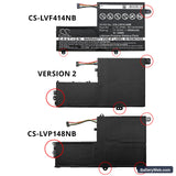 Lenovo IdeaPad Flex 4-1480 Replacement Battery, 11.4V, 4550mAh, Li-Polymer 6