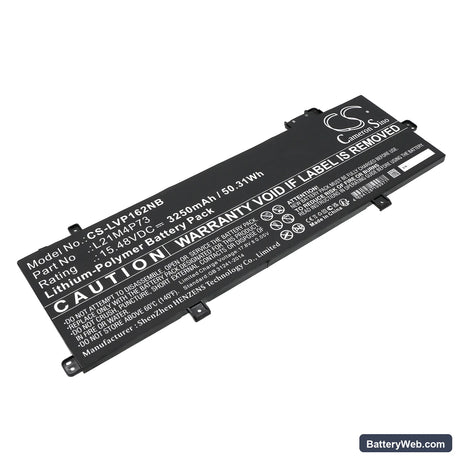 Lenovo ThinkPad P16s Gen 1(Intel)21BT008CRA Replacement Battery, 15.48V, 3250mAh, Li-Polymer 1