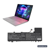 Lenovo IdeaPad Slim 5 14ABR8 82XE0001RK Replacement Battery, 11.52V, 4750mAh, Li-Polymer 5