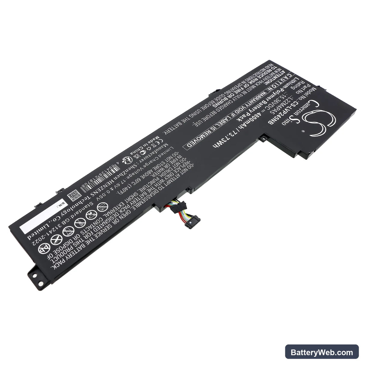 Lenovo IdeaPad Slim 5 16ABR8 Replacement Battery, 15.36V, 4800mAh, Li-Polymer 2