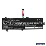 Lenovo ideapad 310 15" Replacement Battery, 7.6V, 3750mAh, Li-Polymer 3