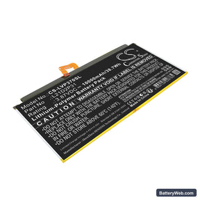 Lenovo Tab P12 Replacement Battery, 3.87V, 10000mAh, Li-Polymer 1