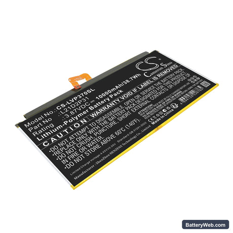 Lenovo Tab P12 Replacement Battery, 3.87V, 10000mAh, Li-Polymer 1