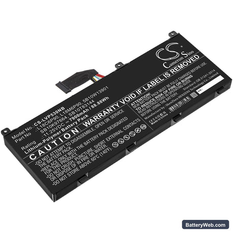 Lenovo Thinkpad P53 Replacement Battery, 11.25V, 7900mAh, Li-Polymer 1