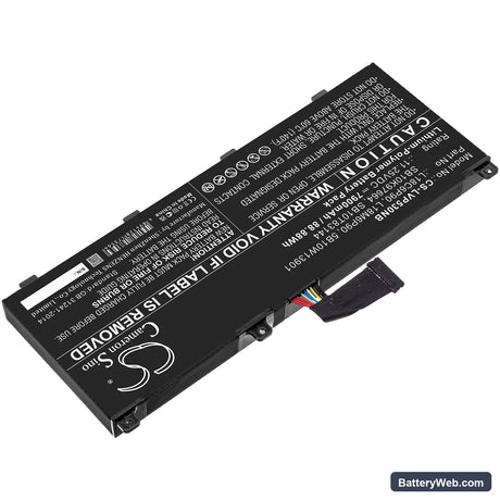 Lenovo Thinkpad P53 Replacement Battery, 11.25V, 7900mAh, Li-Polymer 2