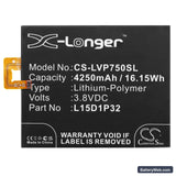 Lenovo PHAB 6.98 Replacement Battery, 3.8V, 4250mAh, Li-Polymer 3
