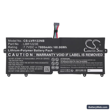 LG 14Z970 Replacement Battery, 7.7V, 7800mAh, Li-Polymer 3