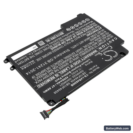 Lenovo ThinkPad Yoga 460 Replacement Battery, 11.4V, 4200mAh, Li-Polymer 2