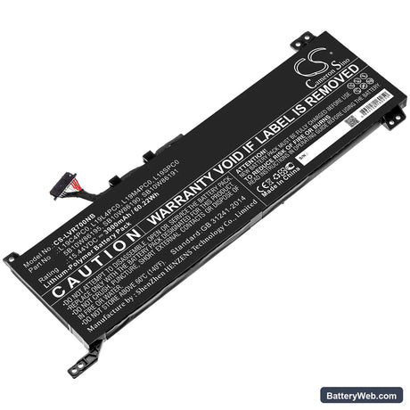 Lenovo Legion 5 15 Replacement Battery, 15.44V, 3900mAh, Li-Polymer 1