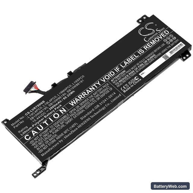 Lenovo Legion 5 15 Replacement Battery, 15.44V, 3900mAh, Li-Polymer 1