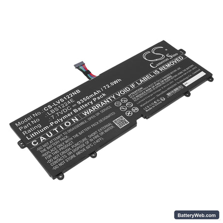 LG 13Z980 Replacement Battery, 7.7V, 9350mAh, Li-Polymer 1