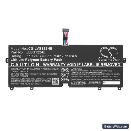 LG 13Z980 Replacement Battery, 7.7V, 9350mAh, Li-Polymer 3