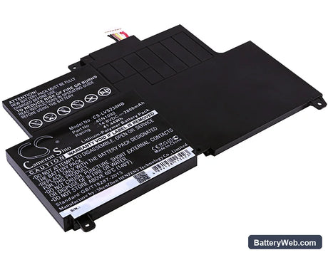 Lenovo ThinkPad S230u Replacement Battery, 14.8V, 2800mAh, Li-Polymer 1