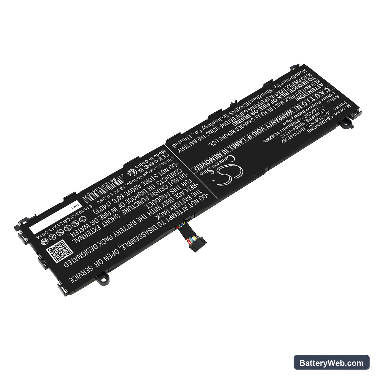 Lenovo IdeaPad S340-13IML Replacement Battery, 11.52V, 3700mAh, Li-Polymer 2