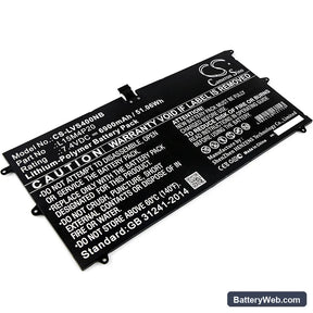 Lenovo Yoga 900S-12ISK Replacement Battery, 7.4V, 6900mAh, Li-Polymer 1