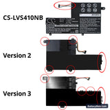 Lenovo S41 Replacement Battery, 7.4V, 4050mAh, Li-Polymer 7