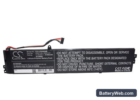 Lenovo Thinkpad S440 Replacement Battery, 14.8V, 3100mAh, Li-Polymer 5