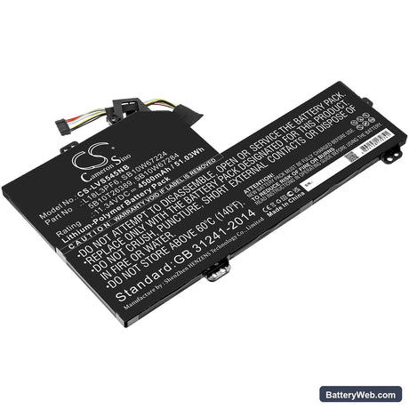 Lenovo Ideapad S540-15IWL GTX Replacement Battery, 11.34V, 4500mAh, Li-Polymer 1