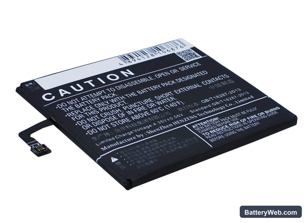 Lenovo S60 Replacement Battery, 3.8V, 2150mAh, Li-Polymer 4