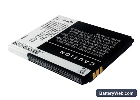 Lenovo S710 Replacement Battery, 3.7V, 950mAh, Li-ion 3